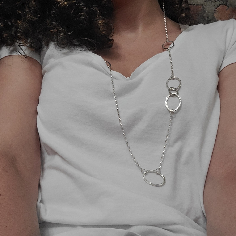 Sterling Silver Wrap Around/Layering Necklace - image 7